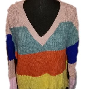 Colorblock sweater